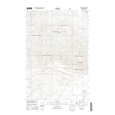 2013 Map of Kiona Peak, 2013 Print