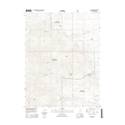2014 Map of Kious Spring, 2014 Print