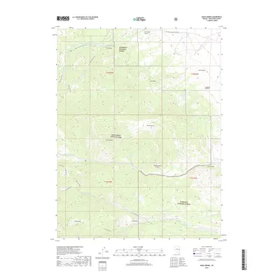 2018 Map of Kious Spring, 2018 Print