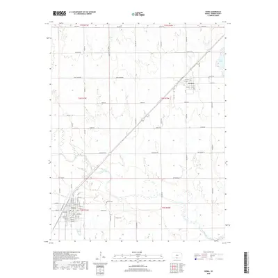 2018 Map of Kiowa, 2018 Print