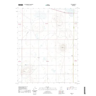 2020 Map of Kiowa, 2020 Print