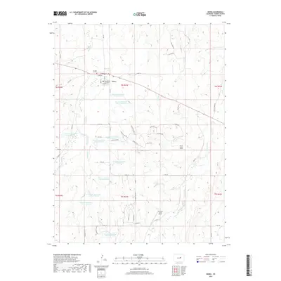 2019 Map of Kiowa, 2019 Print