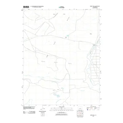 2010 Map of Kiowa Hill, 2010 Print