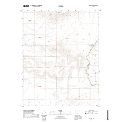 2019 Map of Kiowa Hill, 2019 Print