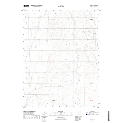 2019 Map of Kiowa NE, 2019 Print