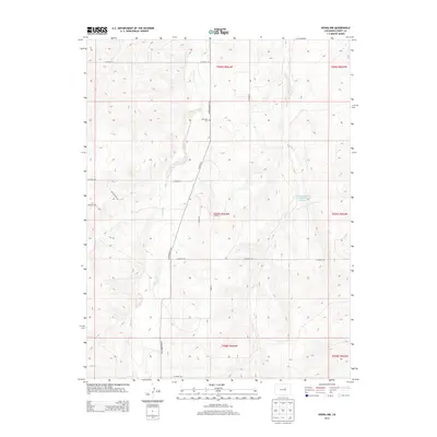 2013 Map of Kiowa NW, 2013 Print