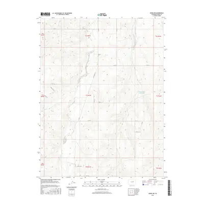 2016 Map of Kiowa NW, 2016 Print