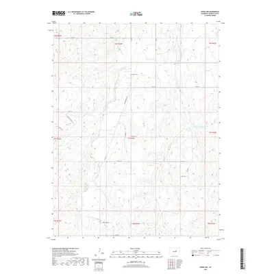 2019 Map of Kiowa NW, 2019 Print