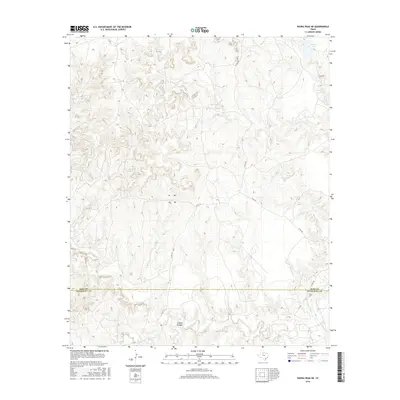 2016 Map of Kiowa Peak NE, 2016 Print