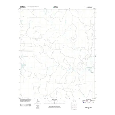 2010 Map of Kiowa Peak NW, 2010 Print