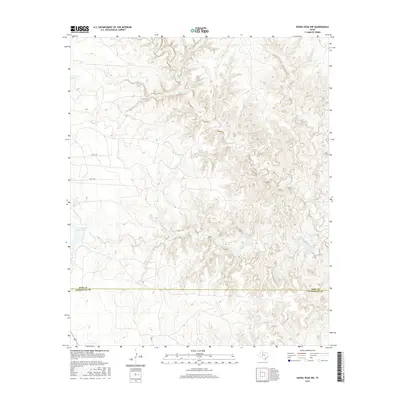 2016 Map of Kiowa Peak NW, 2016 Print