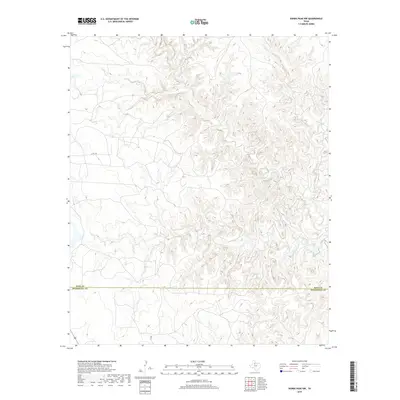 2019 Map of Kiowa Peak NW, 2019 Print