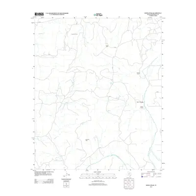 2012 Map of Kiowa Peak, 2012 Print