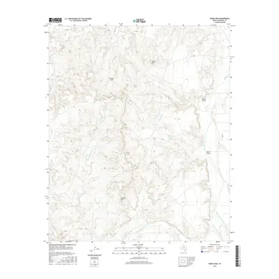 2016 Map of Kiowa Peak, 2016 Print