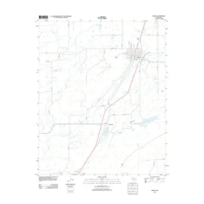 2012 Map of Kiowa, 2012 Print