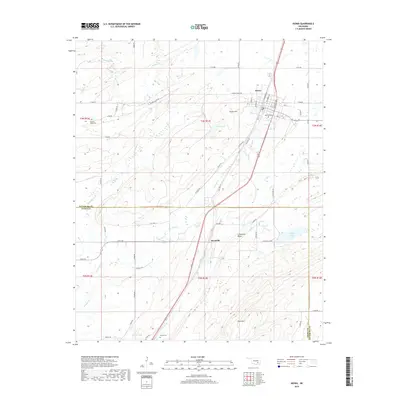 2019 Map of Kiowa, 2019 Print