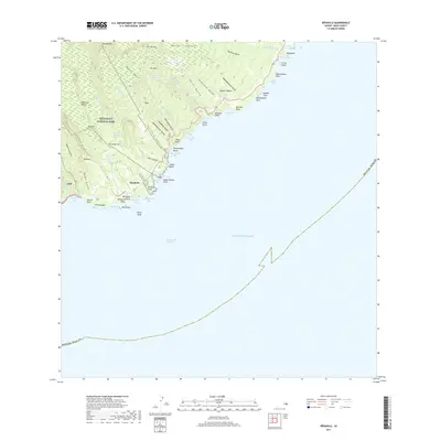 2017 Map of Kipahulu, 2017 Print