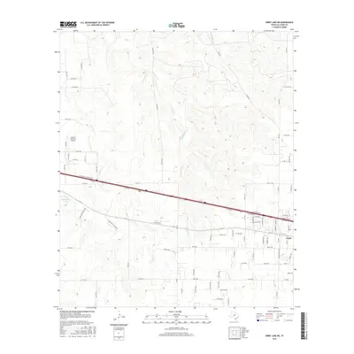 2016 Map of Kirby Lake NE, 2016 Print