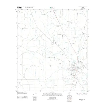 2012 Map of Kirbyville, 2012 Print