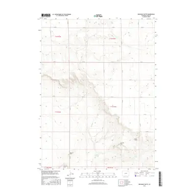 2016 Map of Kirchnavy Butte, 2016 Print
