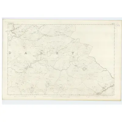 1850 Map of Kirkcudbrightshire, Sheet 10, 1853 Print