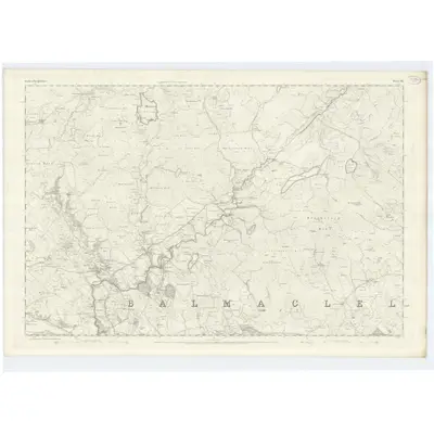 1849 Map of Kirkcudbrightshire, Sheet 16, 1854 Print