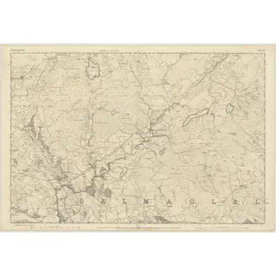 1849 Map of Kirkcudbrightshire, Sheet 16, 1854 Print