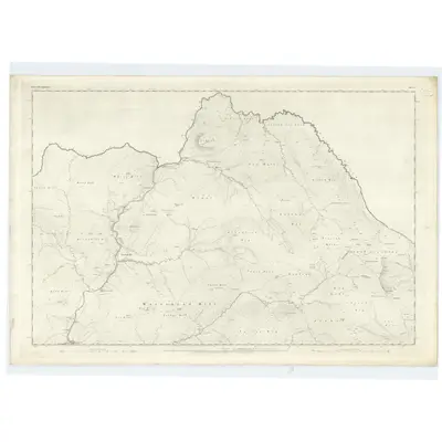 1850 Map of Kirkcudbrightshire, Sheet 2, 1853 Print