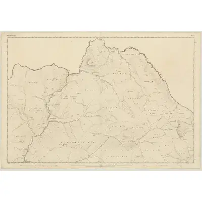 1850 Map of Kirkcudbrightshire, Sheet 2, 1853 Print
