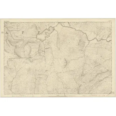 1849 Map of Kirkcudbrightshire, Sheet 22, 1852 Print