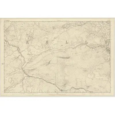 1848 Map of Kirkcudbrightshire, Sheet 23, 1851 Print