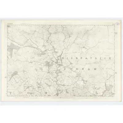 1850 Map of Kirkcudbrightshire, Sheet 25, 1854 Print