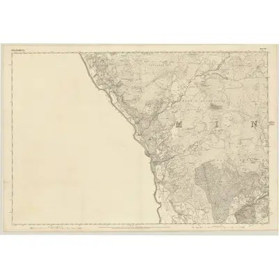 1849 Map of Kirkcudbrightshire, Sheet 28, 1852 Print