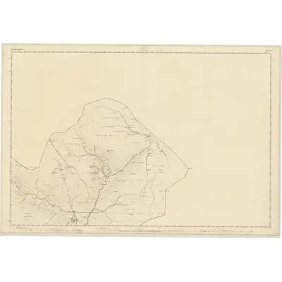 1850 Map of Kirkcudbrightshire, Sheet 3, 1853 Print