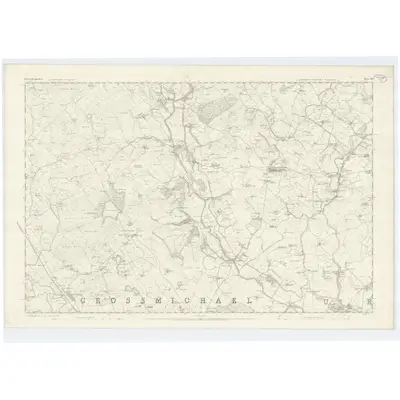 1848 Map of Kirkcudbrightshire, Sheet 32, 1854 Print