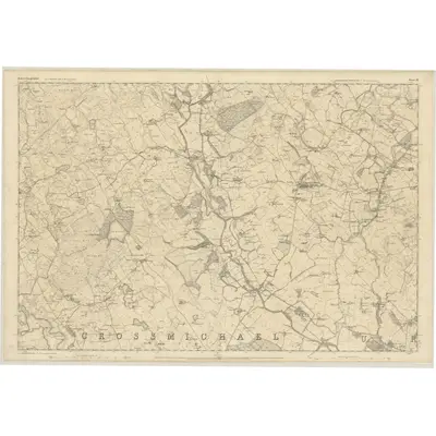 1848 Map of Kirkcudbrightshire, Sheet 32, 1854 Print