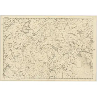 1850 Map of Kirkcudbrightshire, Sheet 33, 1854 Print