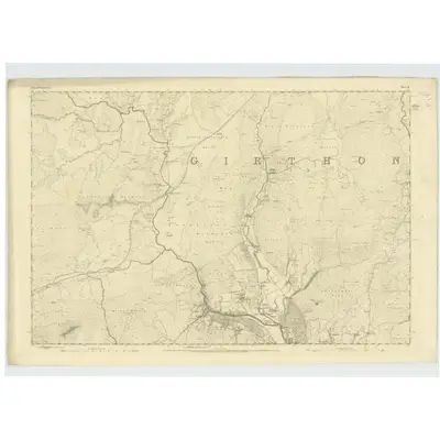 1848 Map of Kirkcudbrightshire, Sheet 37, 1852 Print