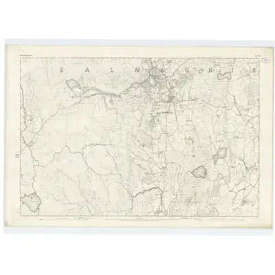 1848 Map of Kirkcudbrightshire, Sheet 38, 1852 Print