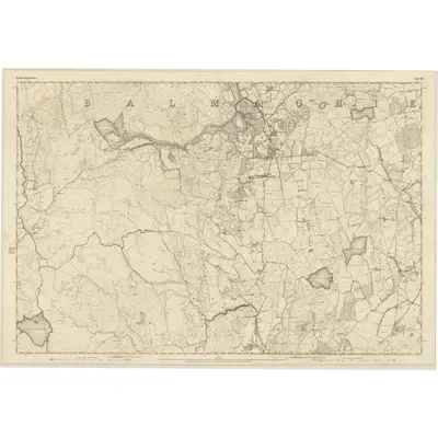 1848 Map of Kirkcudbrightshire, Sheet 38, 1852 Print