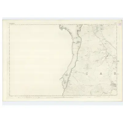 1850 Map of Kirkcudbrightshire, Sheet 4, 1853 Print