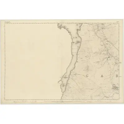 1850 Map of Kirkcudbrightshire, Sheet 4, 1853 Print