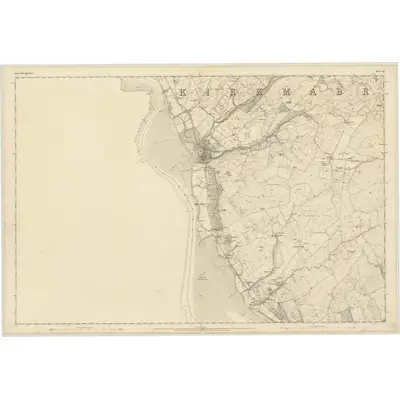 1850 Map of Kirkcudbrightshire, Sheet 42, 1853 Print