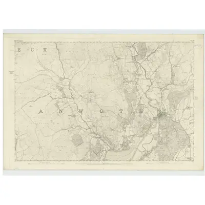 1849 Map of Kirkcudbrightshire, Sheet 43, 1854 Print