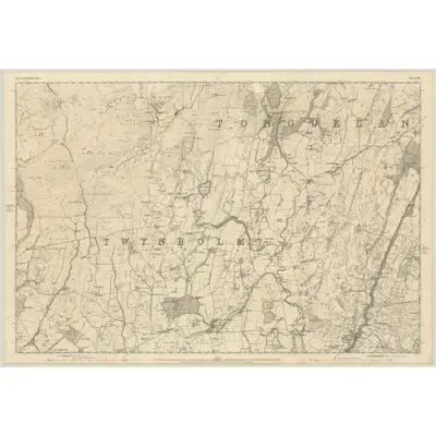 1848 Map of Kirkcudbrightshire, Sheet 44, 1852 Print