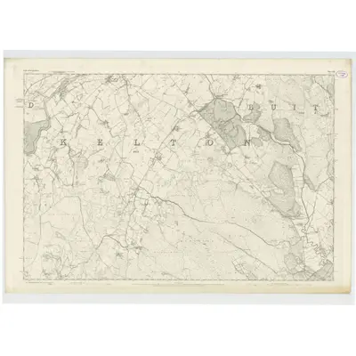 1848 Map of Kirkcudbrightshire, Sheet 45, 1853 Print