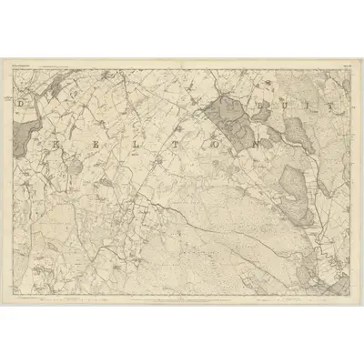 1848 Map of Kirkcudbrightshire, Sheet 45, 1853 Print