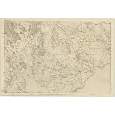 1849 Map of Kirkcudbrightshire, Sheet 46, 1854 Print