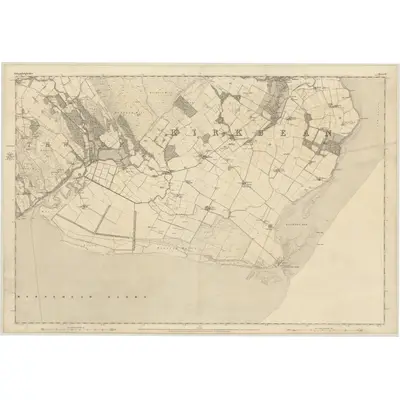 1851 Map of Kirkcudbrightshire, Sheet 47, 1854 Print