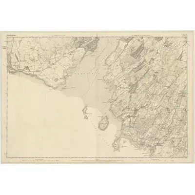 1850 Map of Kirkcudbrightshire, Sheet 49, 1854 Print